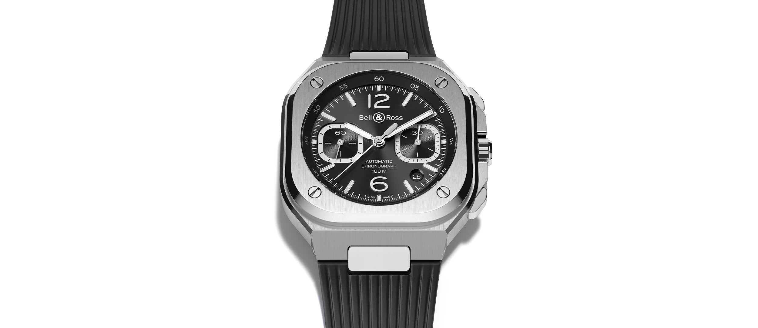 BR 05 Chrono Black Steel