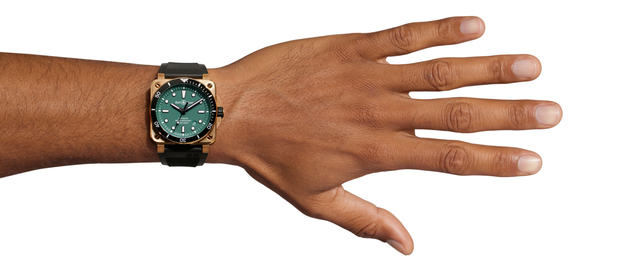 Bell & ross diver green bronze 2025