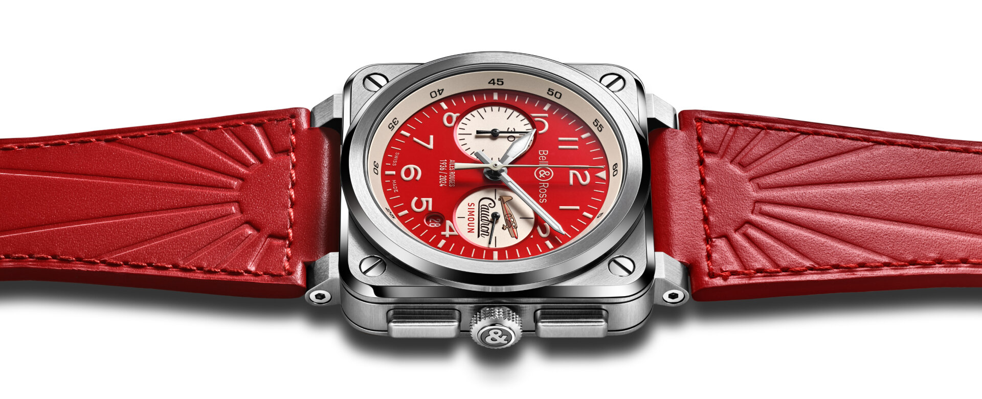 Bell&Rossベル&ロス BR-03 ジャンルソーJean Rousseau BR-03 Chrono Ailes Rouges