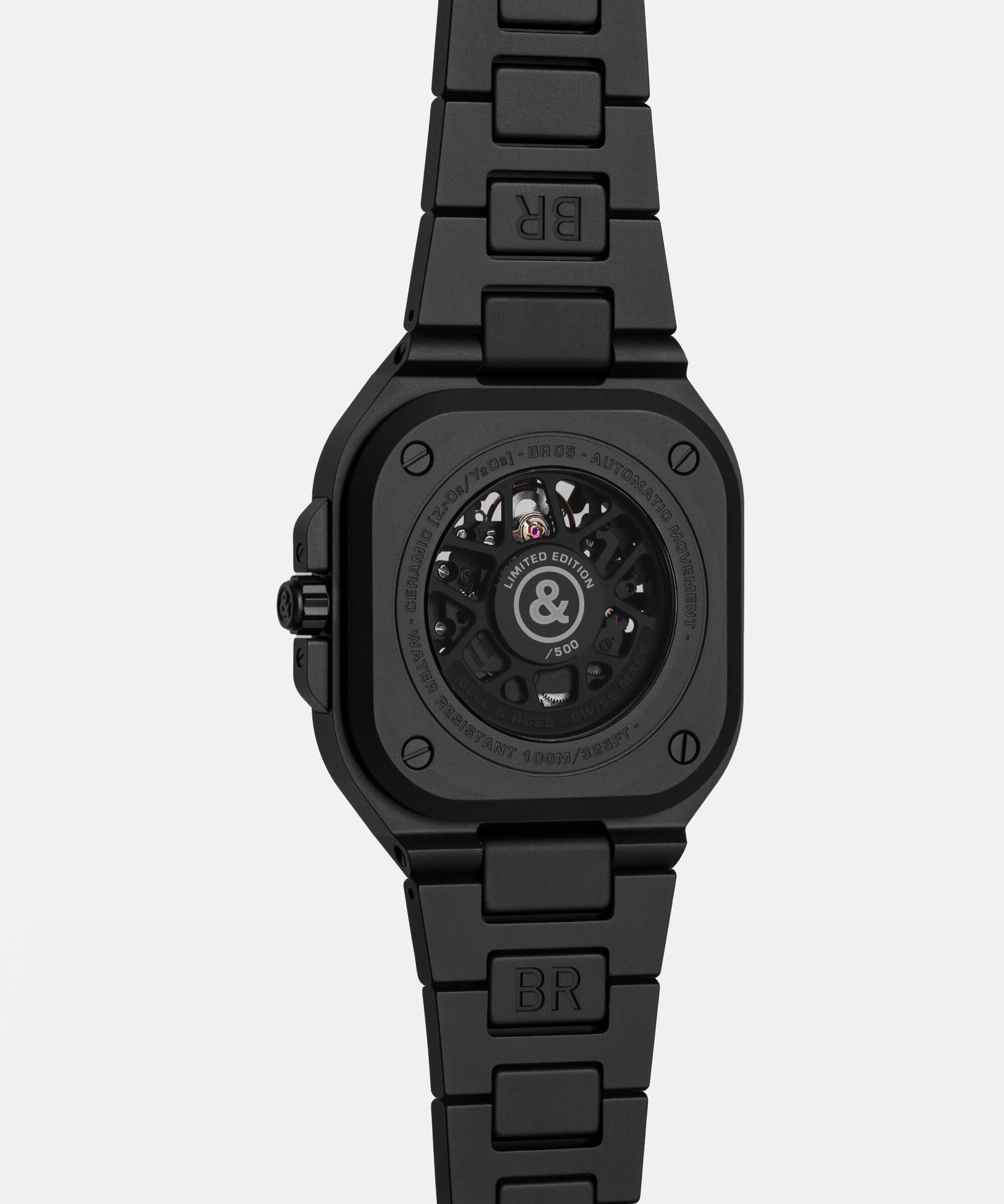 ベル&ロス　Bell&Ross フュージョン Fusion 黒ラバー Bell＆Ross】ベルアンドロス『フュージョン デジアナ』メンズ