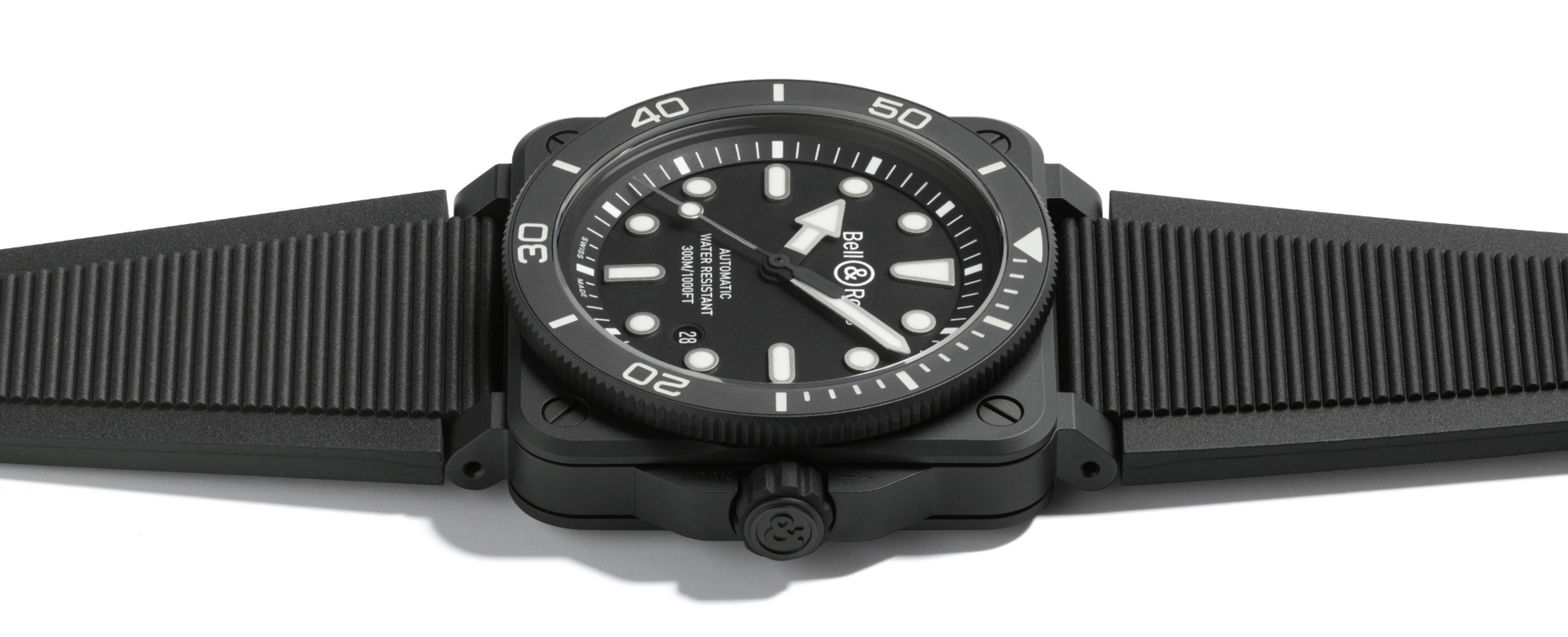 Bell and ross diver black on sale