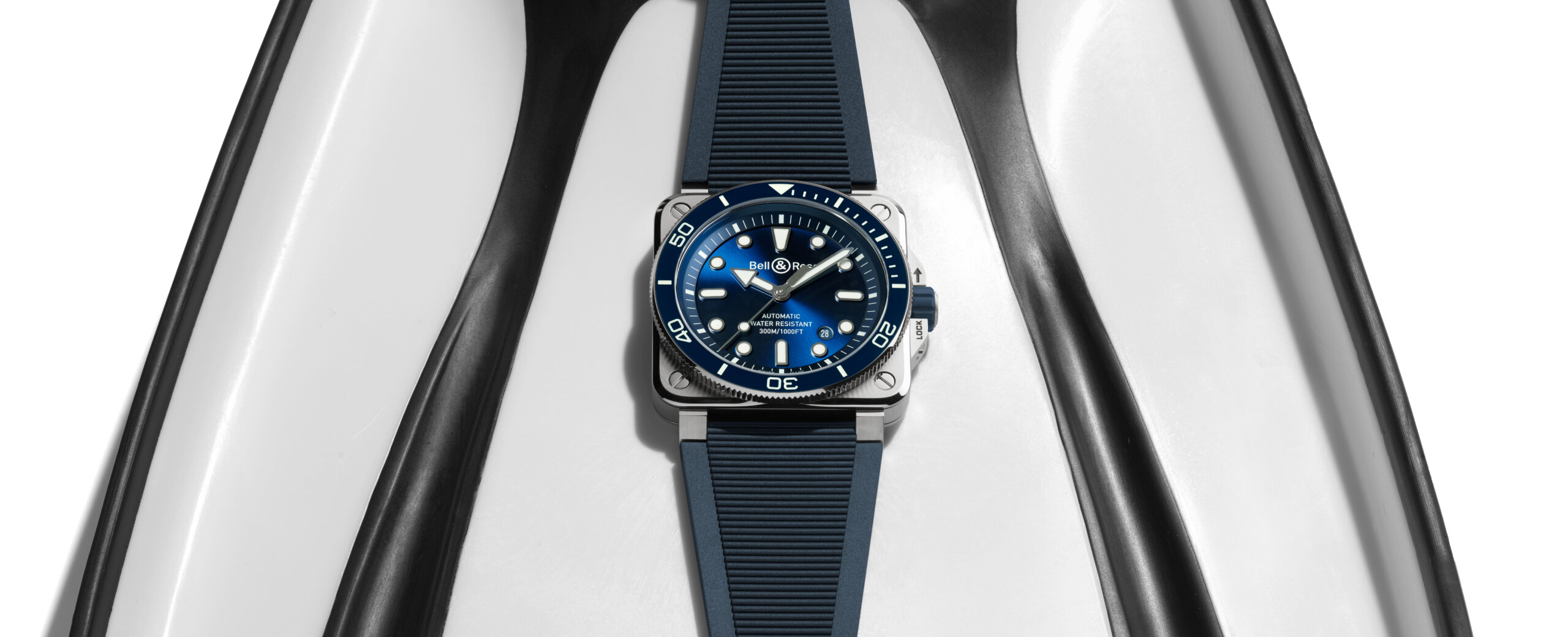 Bell and ross blue diver sales