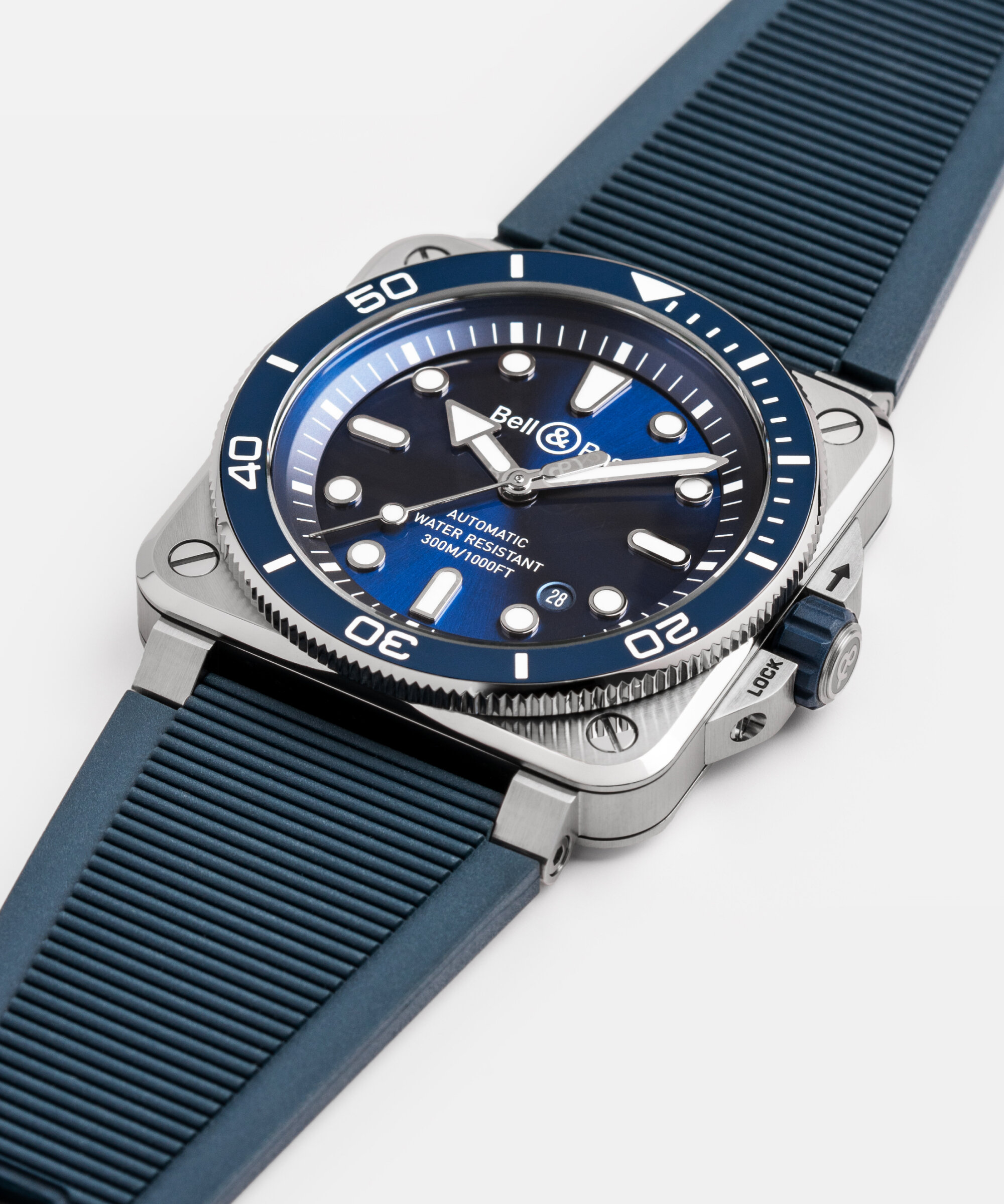 Bell and ross blue diver new arrivals