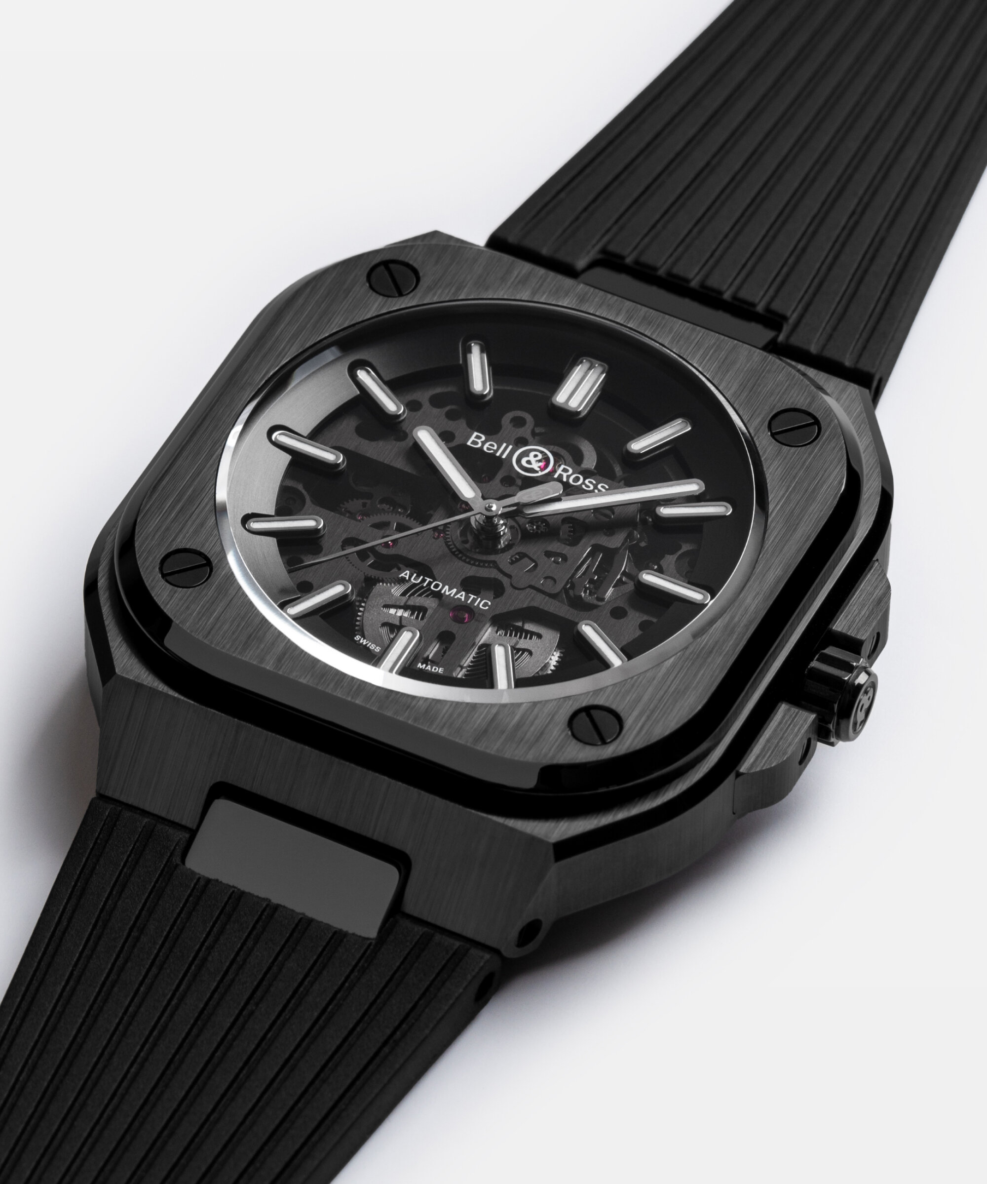 時計 Bell & Ross BR-05 Skeleton Black Ceramic BR-05 Skeleton Black Ceramic