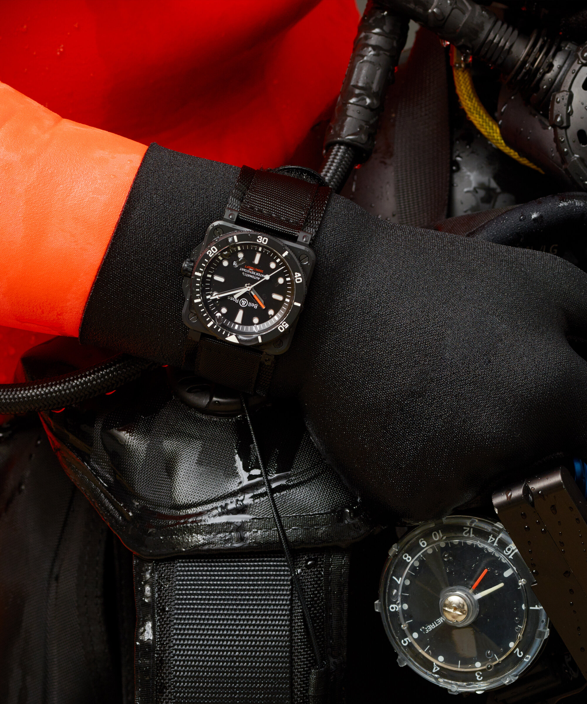 Bell and ross diver black clearance