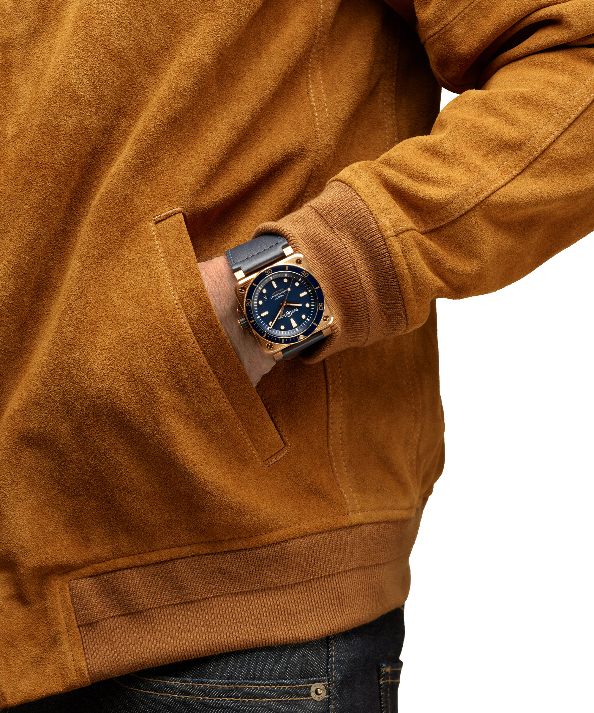 BR 03-92 DIVER BLUE BRONZE