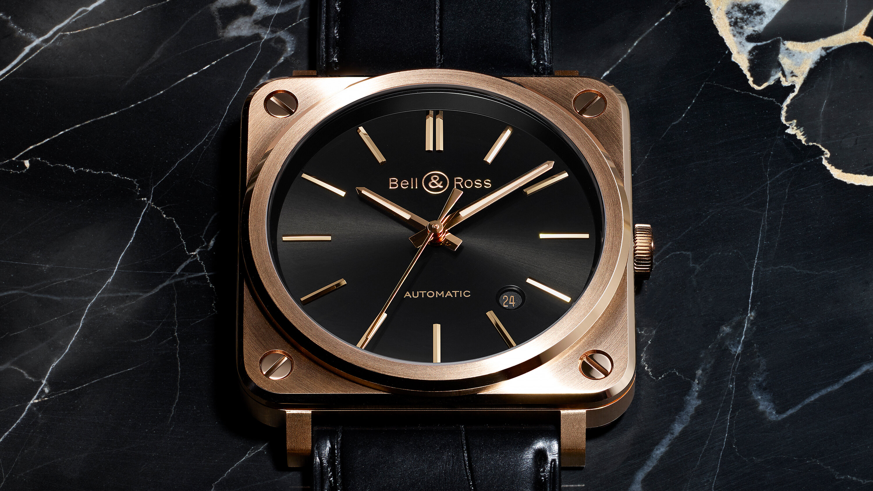 Bell & ross rose gold best sale