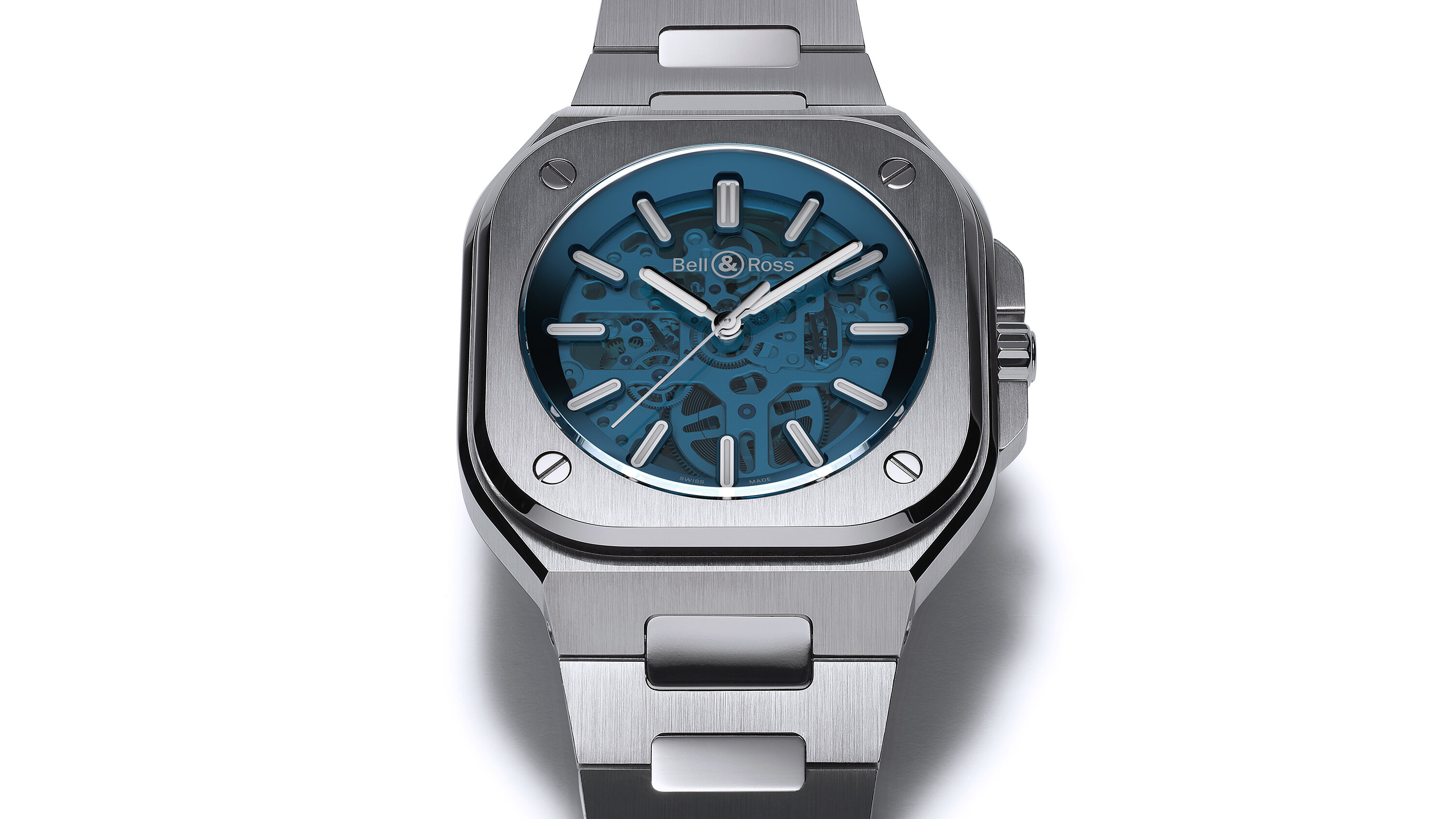 Bell & ross outlet br 05 skeleton blue
