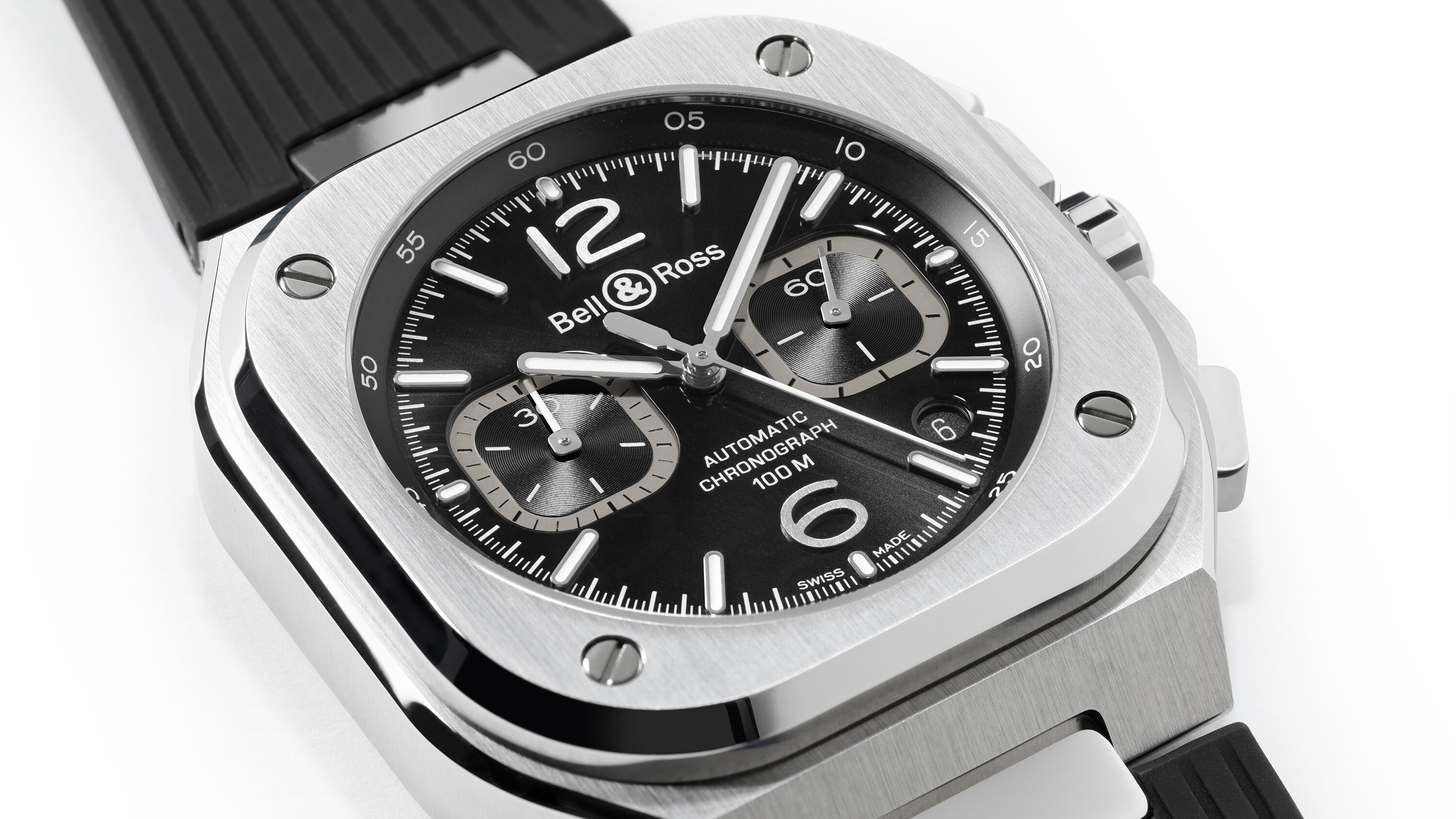 BR 05 CHRONO BLACK STEEL