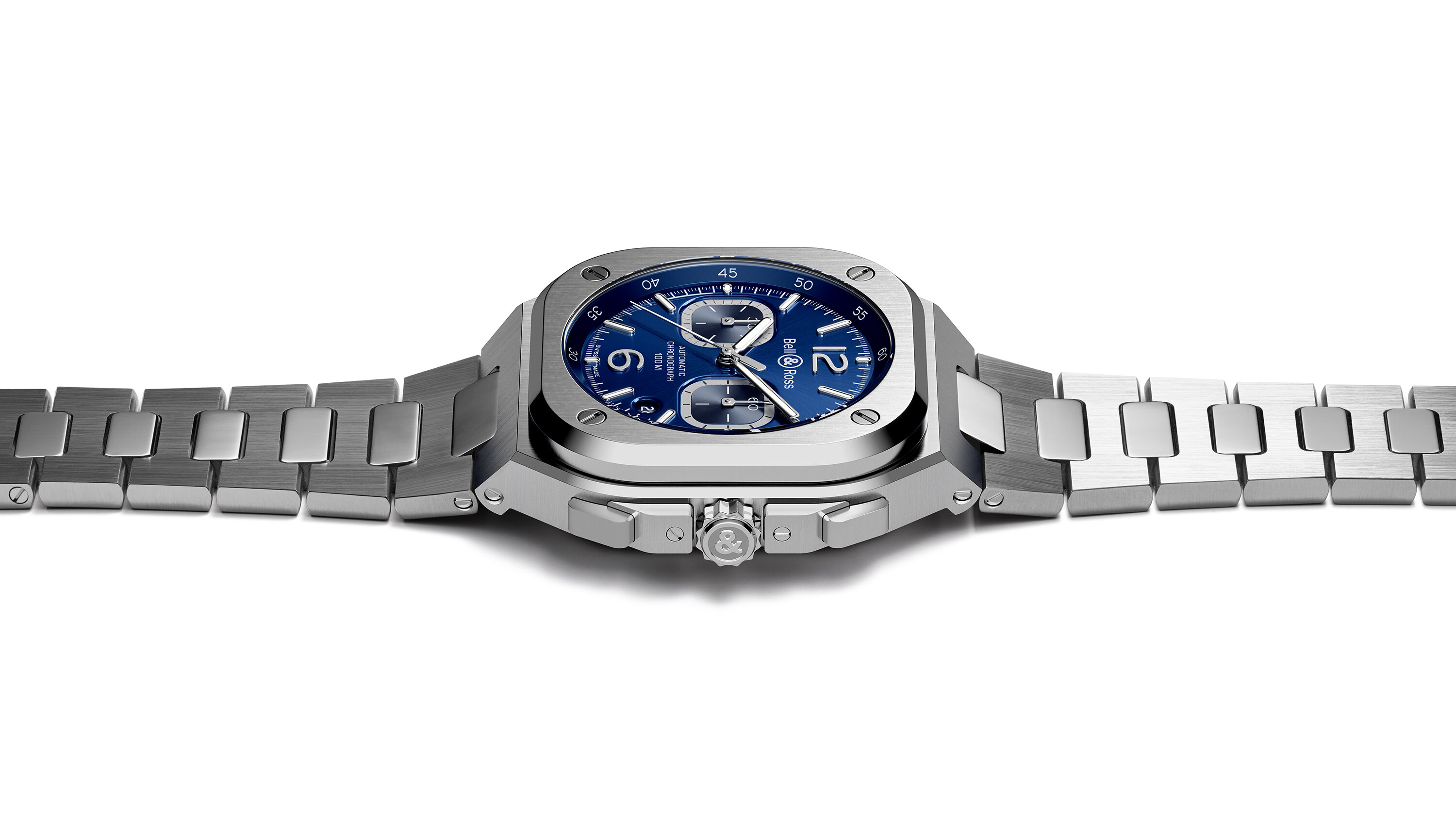 BR 05 CHRONO BLUE STEEL