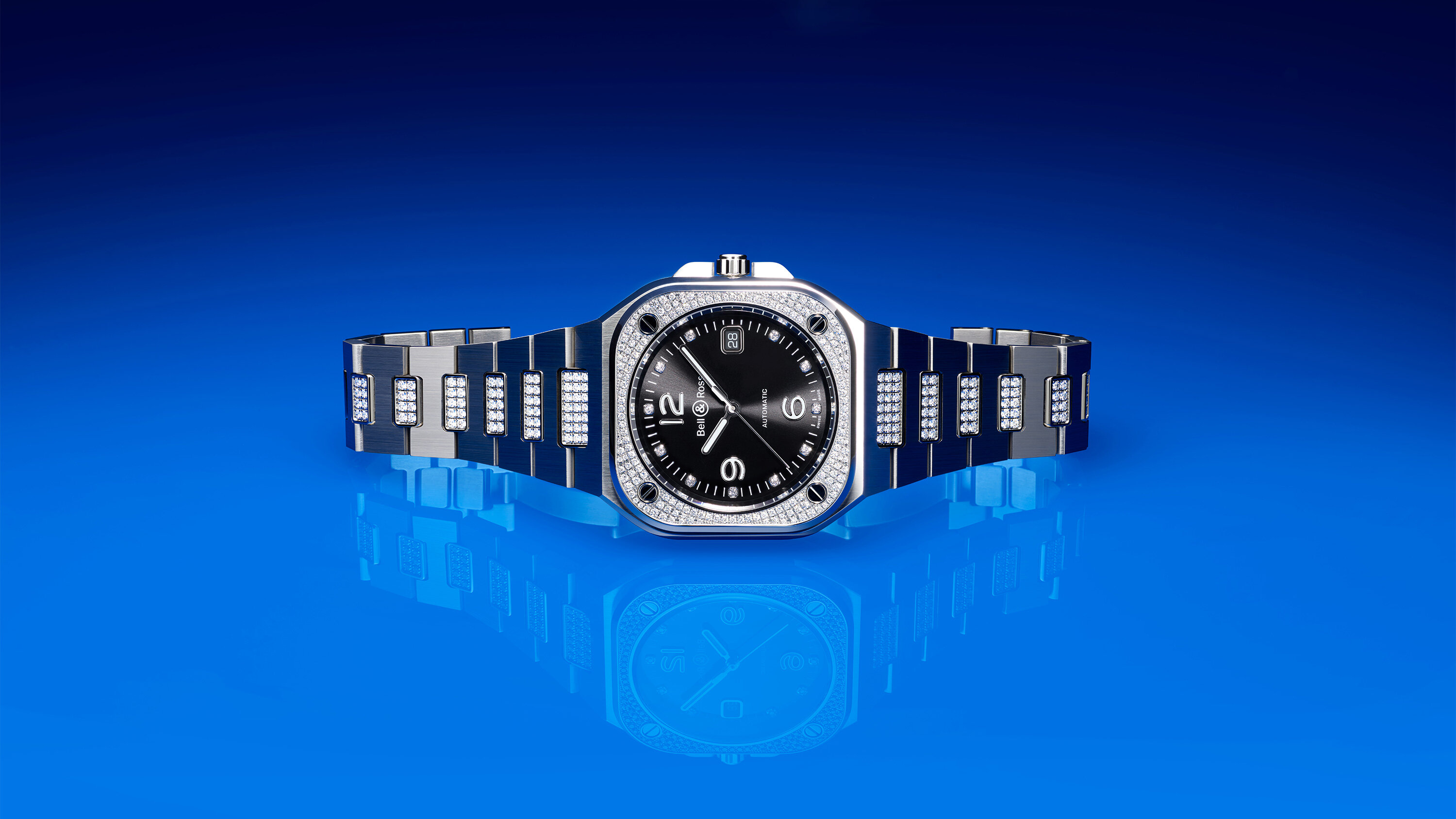 Bell and ross diamond watch shop