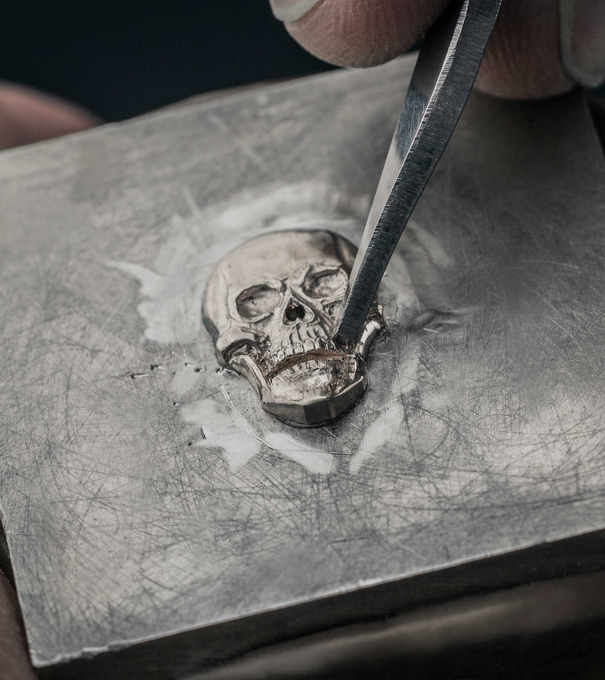 BR-01 laughing skull full diamond