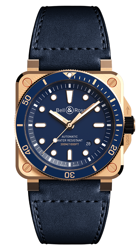 BR 03-92 DIVER BLUE BRONZE