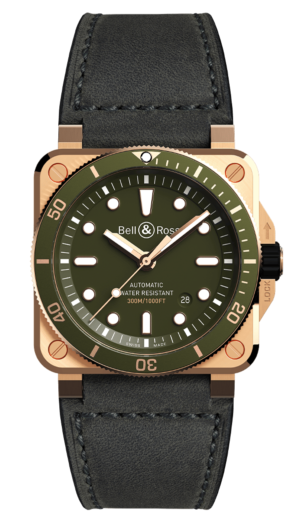 BR 03-92 DIVER GREEN BRONZE