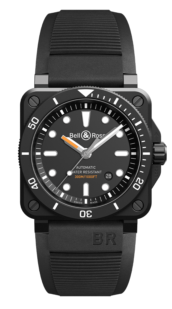 BR 03-92 DIVER BLACK MATTE