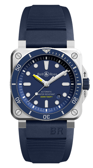 Bell＆Ross ベル＆ロス BR 03-92 DIVER BLUE BR0392-D-BU-ST/SRB