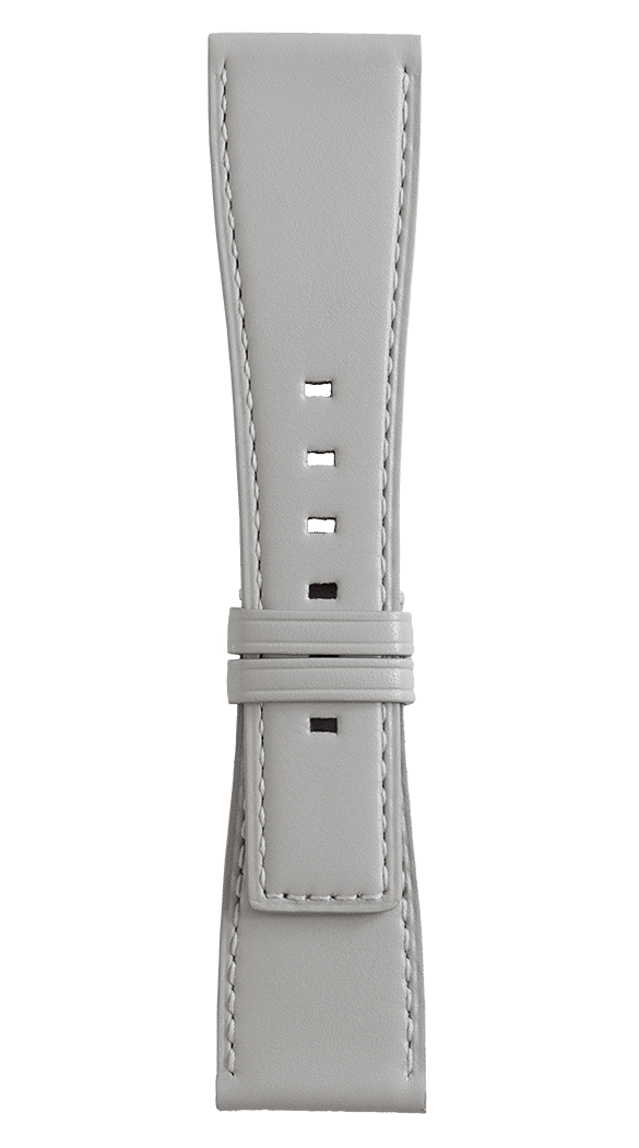BR S Grey calfskin strap 